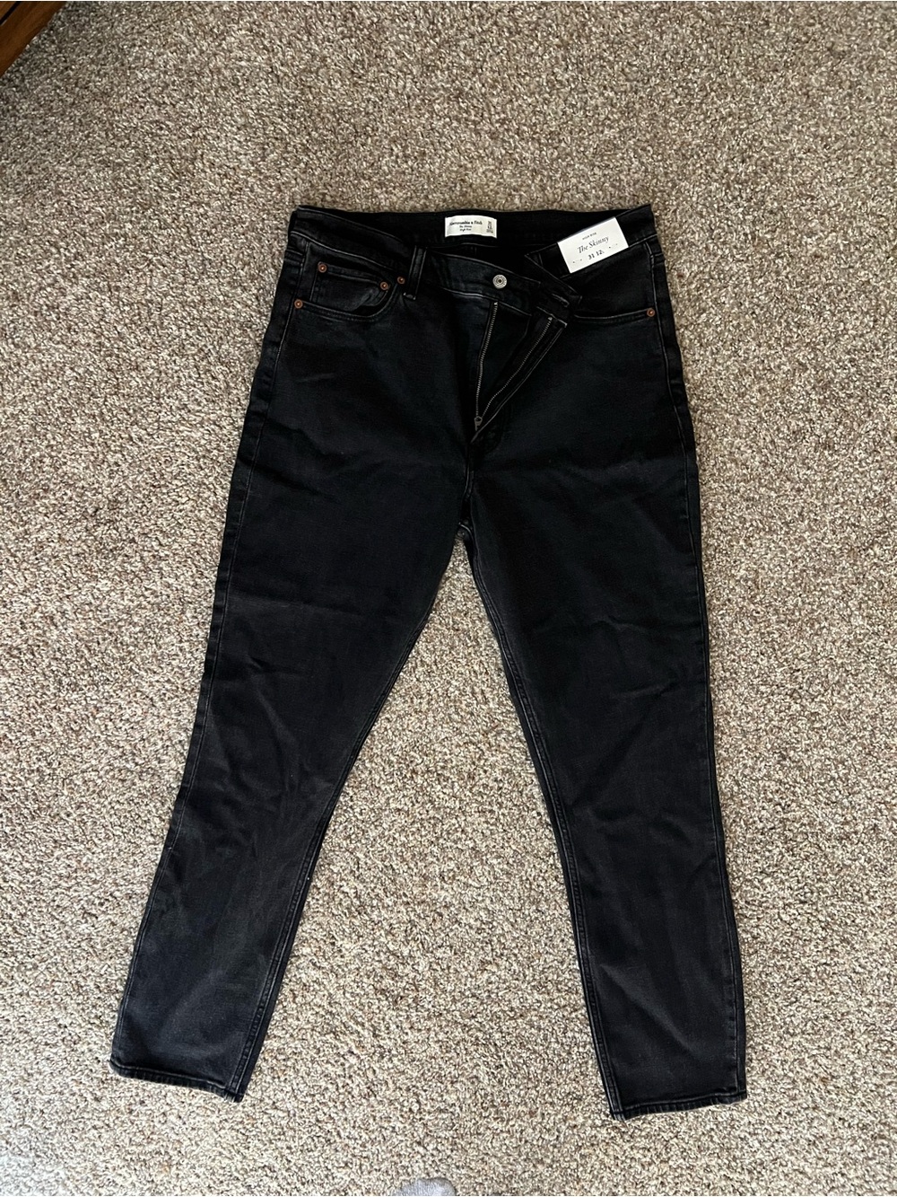 Abercrombie & Fitch Black Skinny Jeans